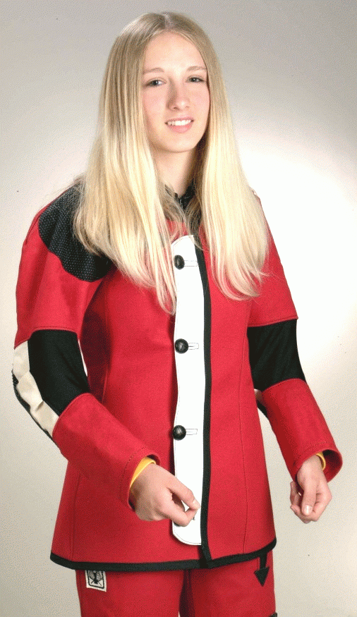 Juniorjacke rot